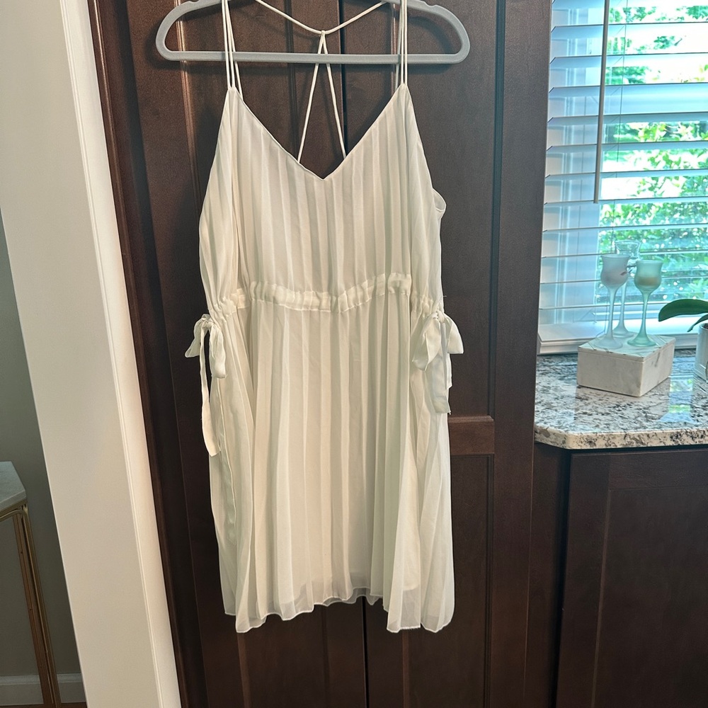 ASOS Cream Spaghetti Strap Dress